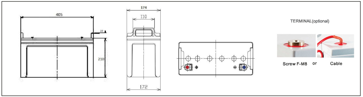 Компоновка аккумуляторной батареи Hresys 12SCG120