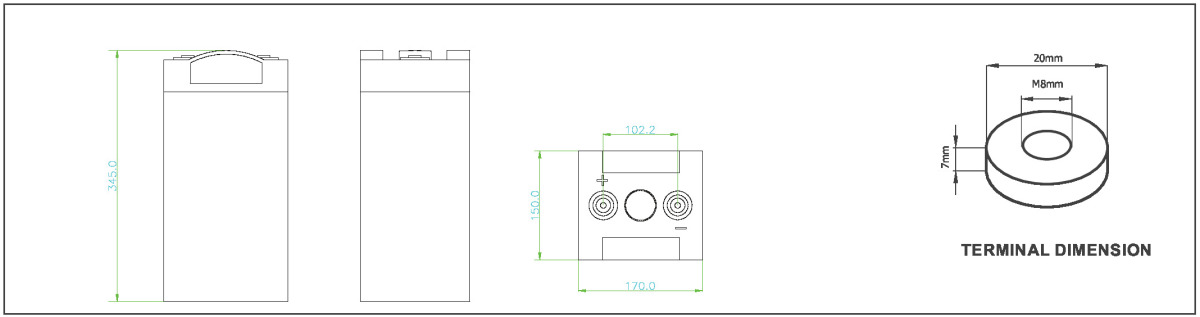 Компоновка аккумуляторной батареи Hresys 2SCG300