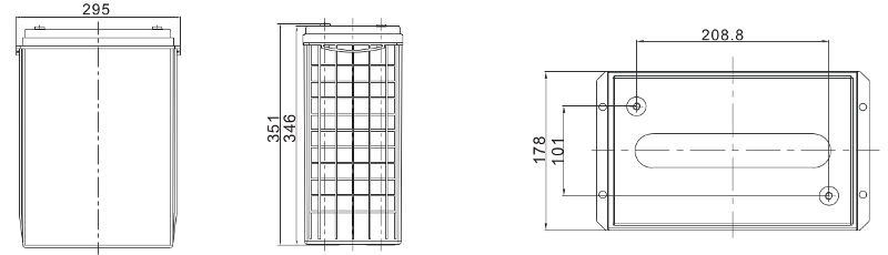 Компоновка аккумуляторной батареи Ritar DG6-335